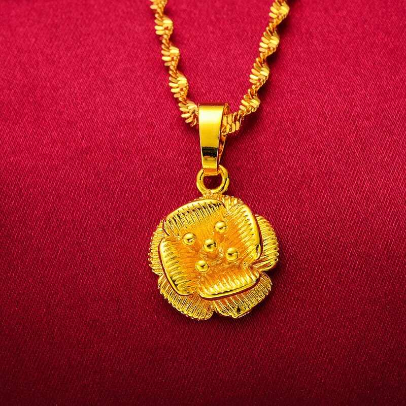 Dubai Gold Color Necklace and Earring Sets