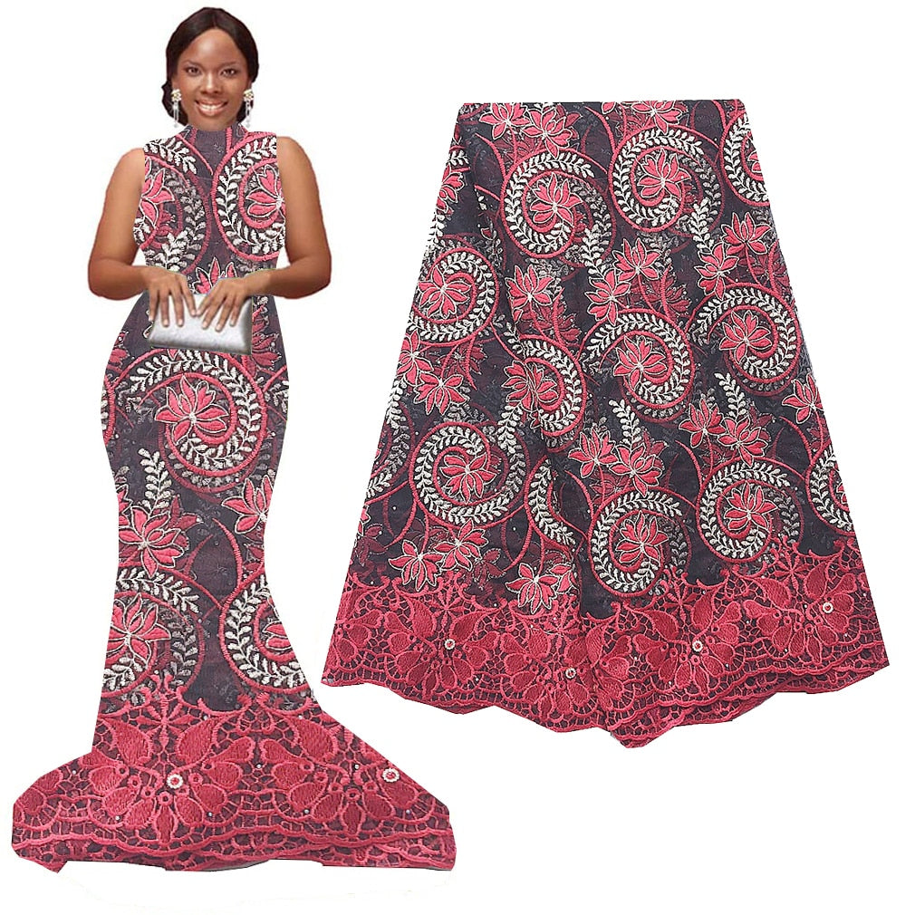 French Lace Fabric 5 Yards