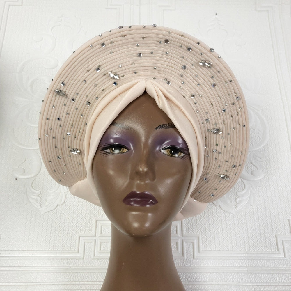 Auto Gele Headtie With Stones