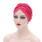 Sequin Pleated Turban Headtie