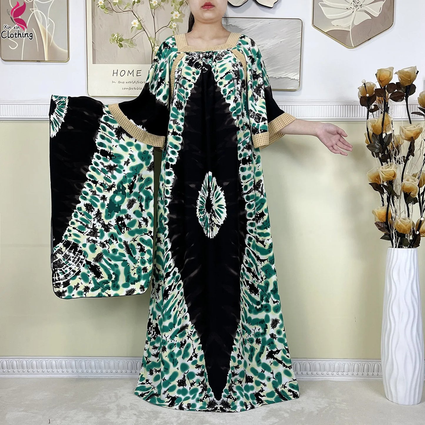 Traditional print Kaftan