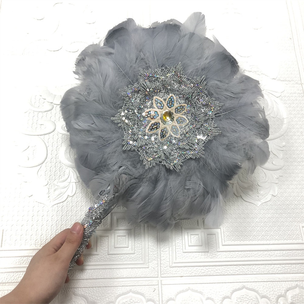 Small Size Feather Fan