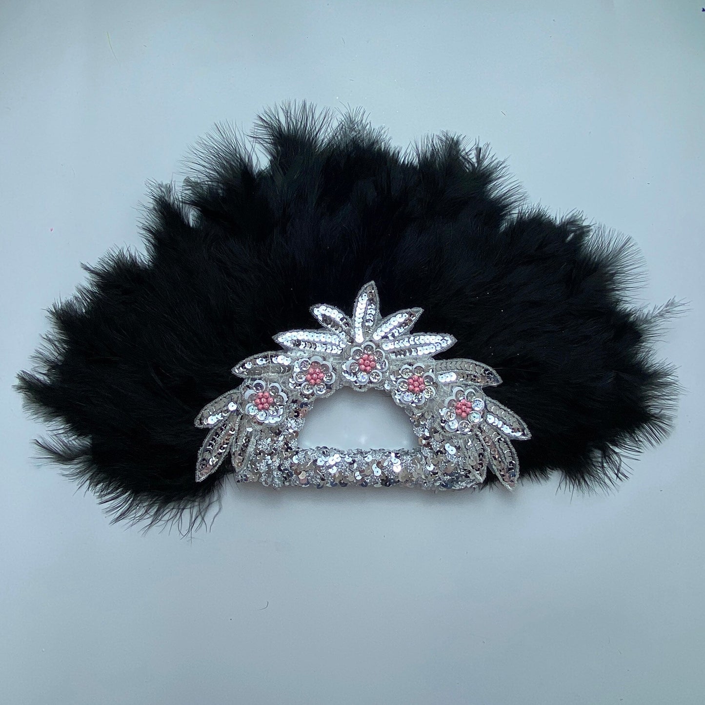 Feather Fan With Stones