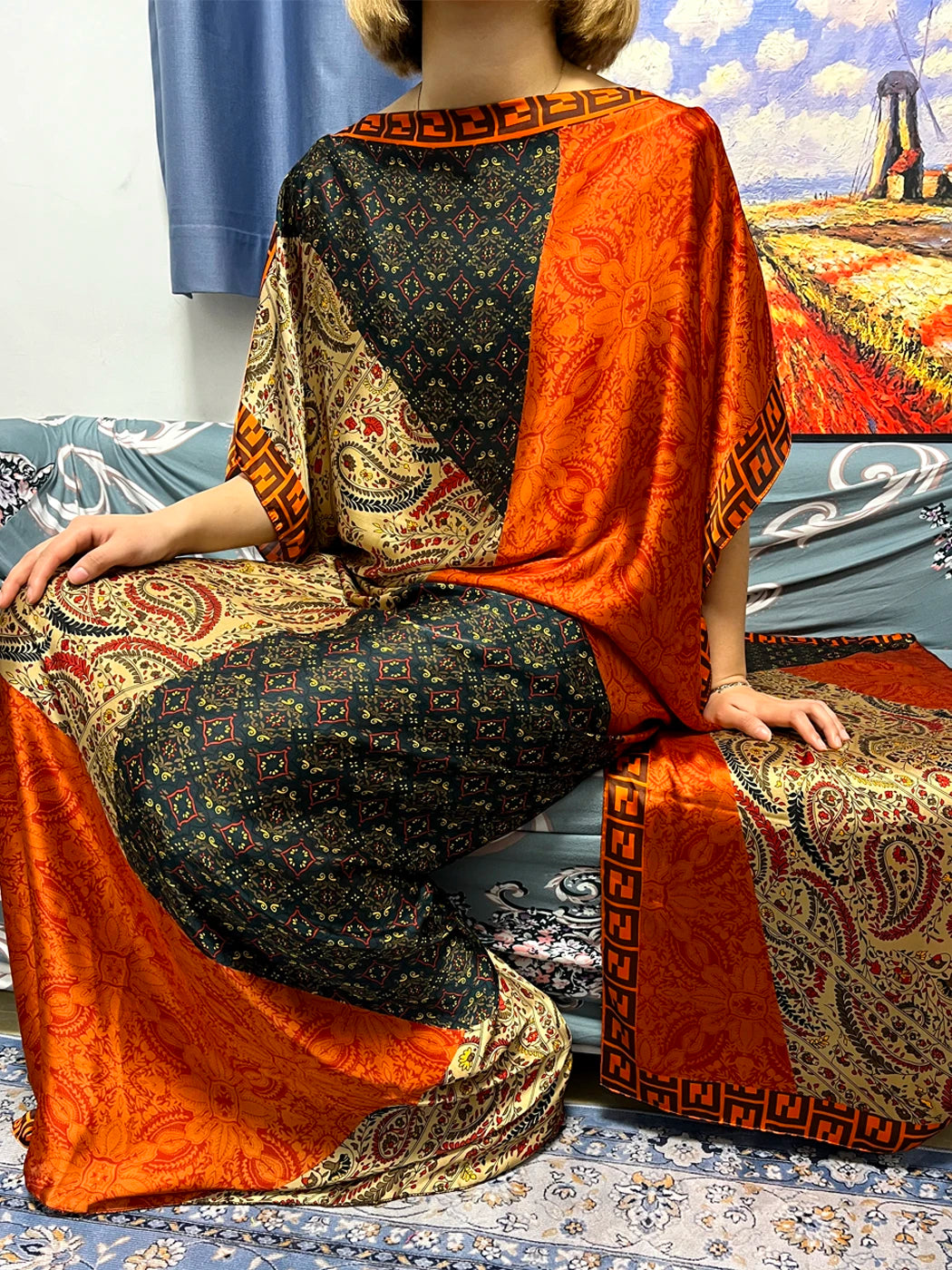Traditional Silk Print