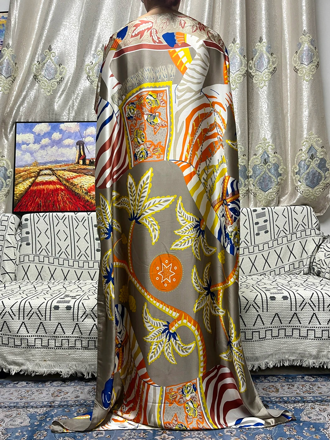 Traditional Silk Print