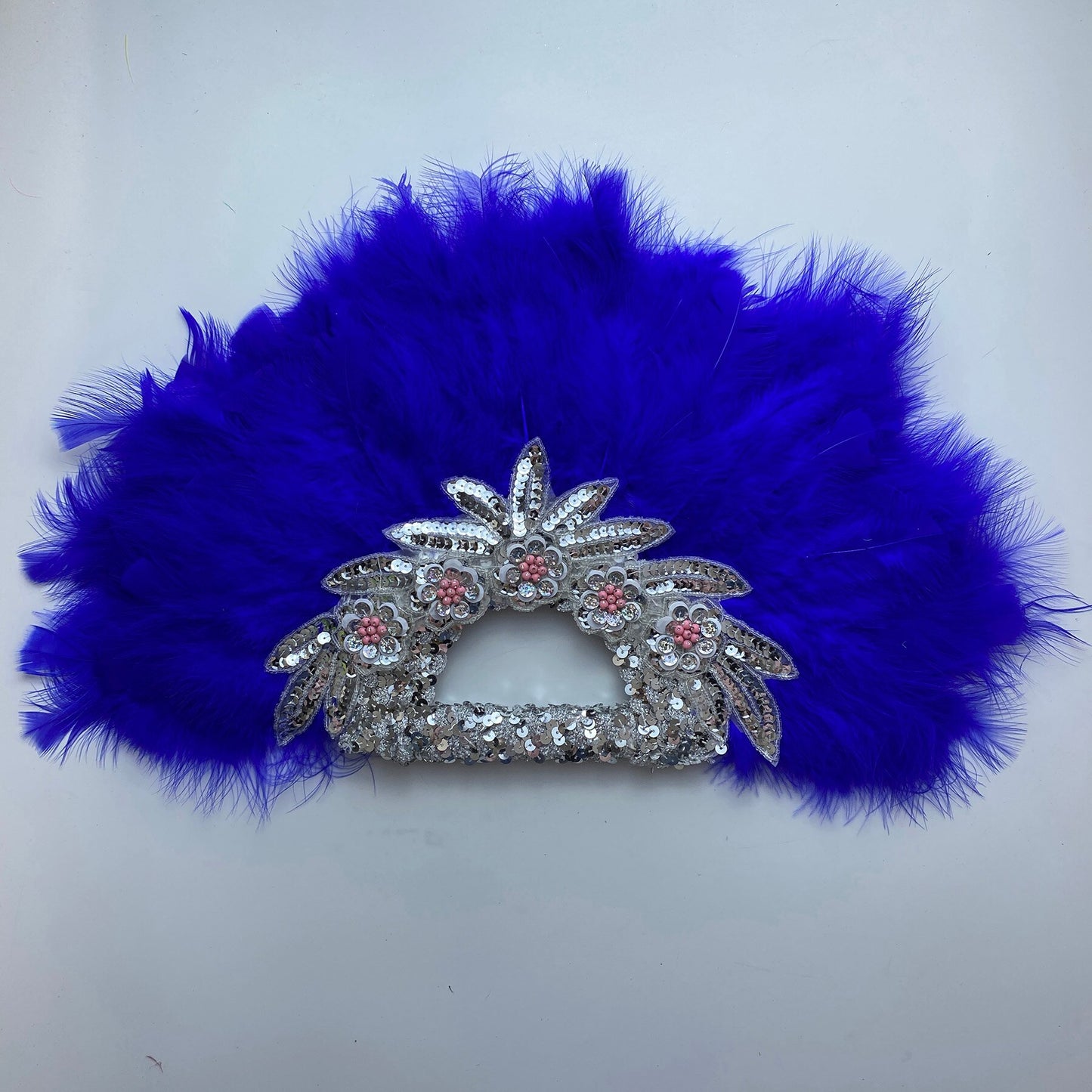 Feather Fan With Stones