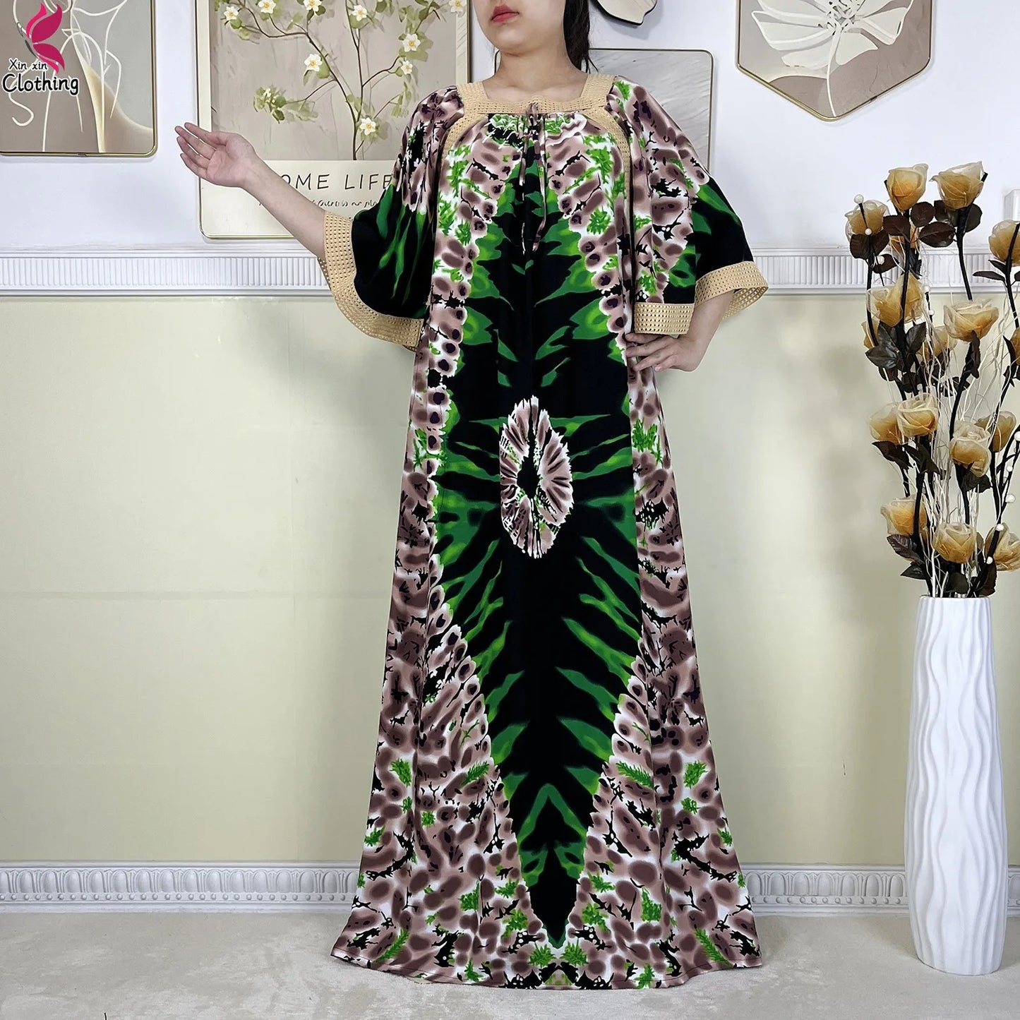Traditional print Kaftan