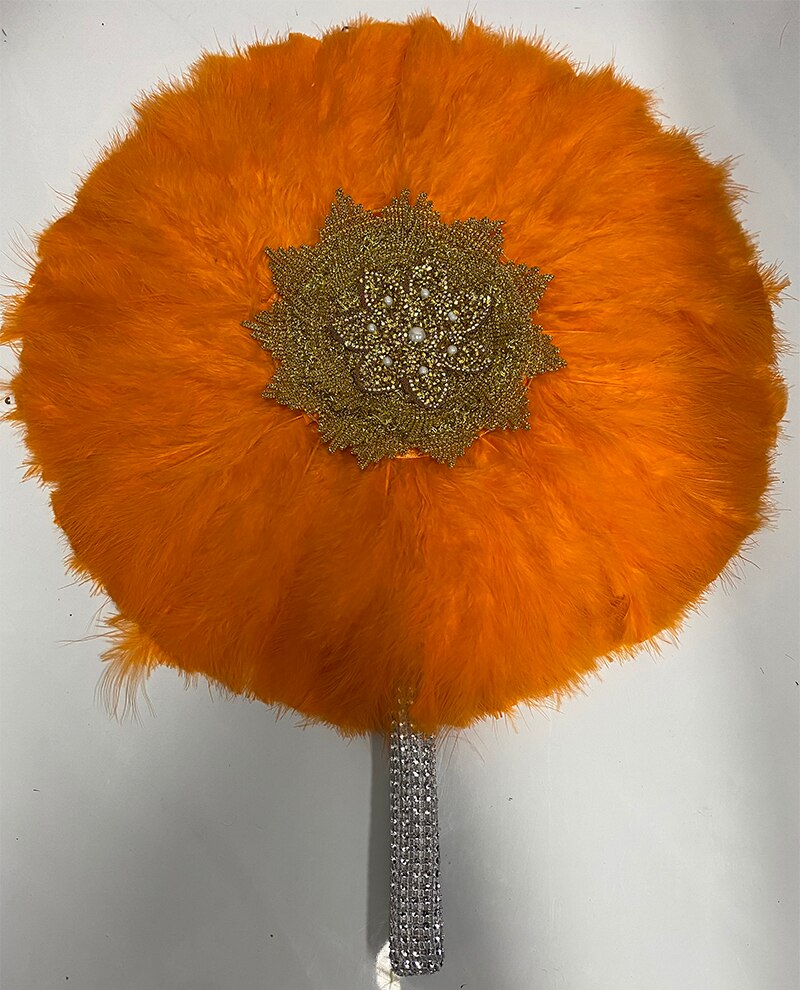 Turkey Feather Hand Fan