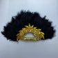 Feather Fan With Stones