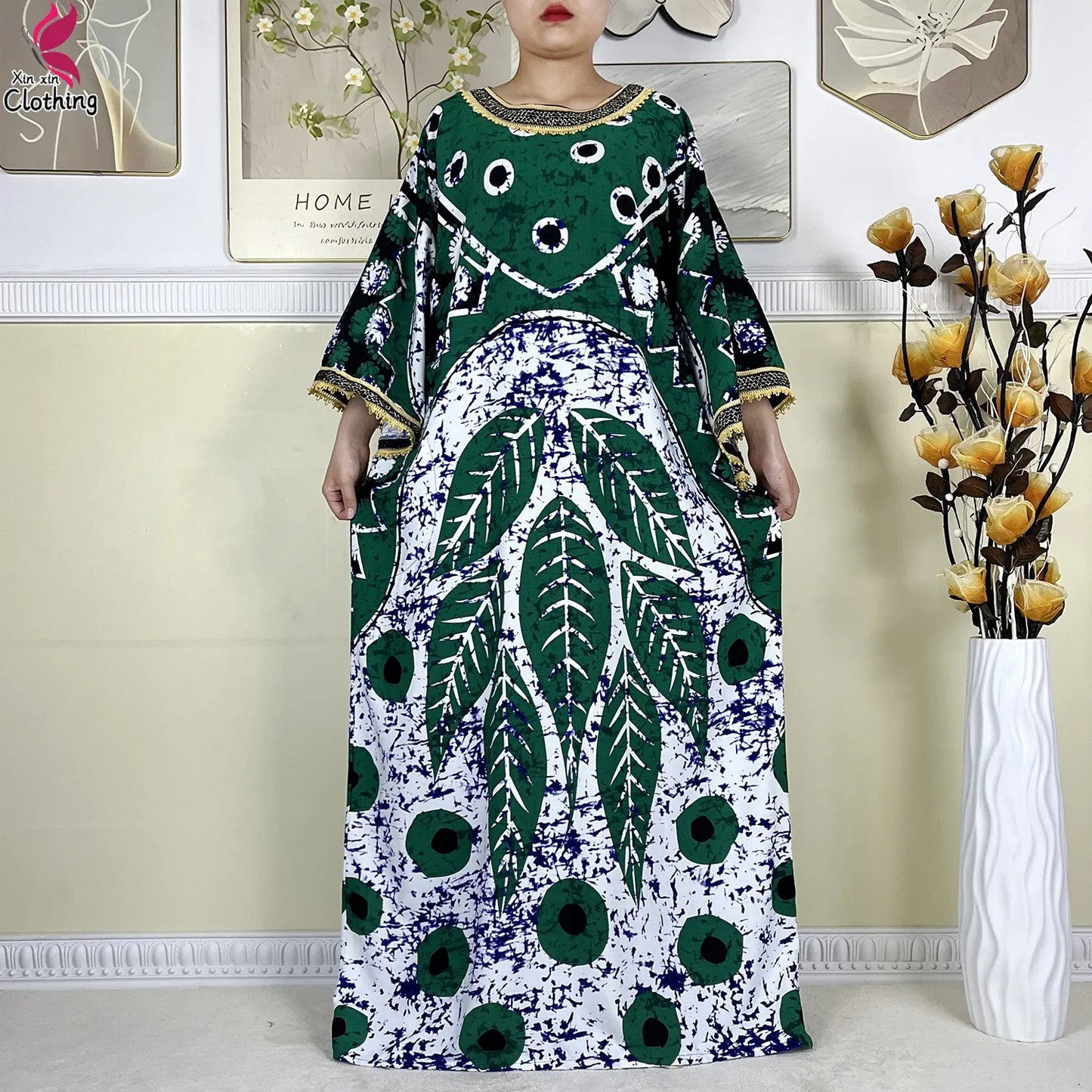 Traditional print Kaftan