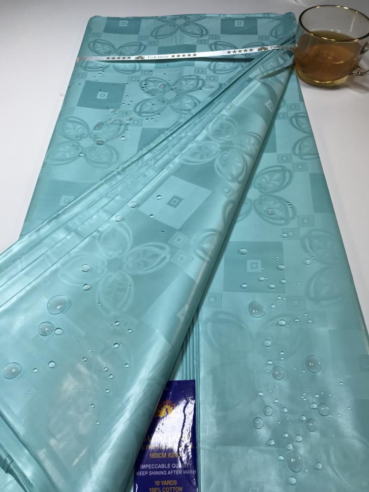 Top Quality Atiku Fabric For Men &Women's Bazin Riche Sewing Washable 5 Yards Nigerian Brocade Tissu African Bazin Riche Fabric