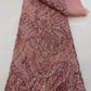 Sequin Beaded Lace Embroidery French Lace 5 Yards