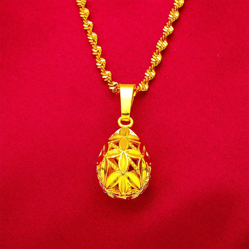 Dubai Gold Color Necklace and Earring Sets