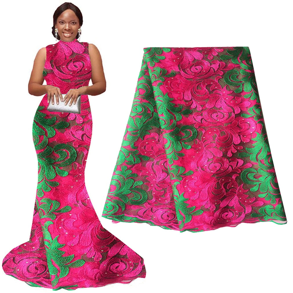 French Lace Fabric 5 Yards