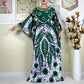 Tropical luxury kaftan dress for women, elegant resort wear with vibrant prints and flowy fabric

