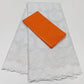 White Lace Swiss Fabric 2.5 Yards
