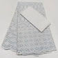 White Lace Swiss Fabric 2.5 Yards