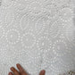White Lace Swiss Fabric 2.5 Yards