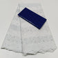 White Lace Swiss Fabric 2.5 Yards