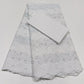 White Lace Swiss Fabric 2.5 Yards