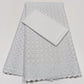 White Lace Swiss Fabric 2.5 Yards