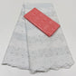 White Lace Swiss Fabric 2.5 Yards