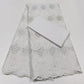 White Lace Swiss Fabric 2.5 Yards
