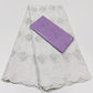 White Lace Swiss Fabric 2.5 Yards