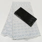 White Lace Swiss Fabric 2.5 Yards