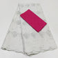 White Lace Swiss Fabric 2.5 Yards