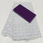 White Lace Swiss Fabric 2.5 Yards