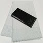 White Lace Swiss Fabric 2.5 Yards