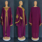 Gold Two-Piece Kaftan Abaya Set – Modest Luxury Dress