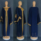 Gold Two-Piece Kaftan Abaya Set – Modest Luxury Dress