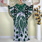 Tropical luxury kaftan dress for women, elegant resort wear with vibrant prints and flowy fabric
