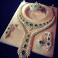 Double Layer Cubic Zircon Chokers Dubai Gold
