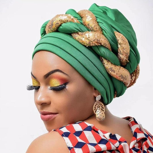 Double Twist Turban Cap