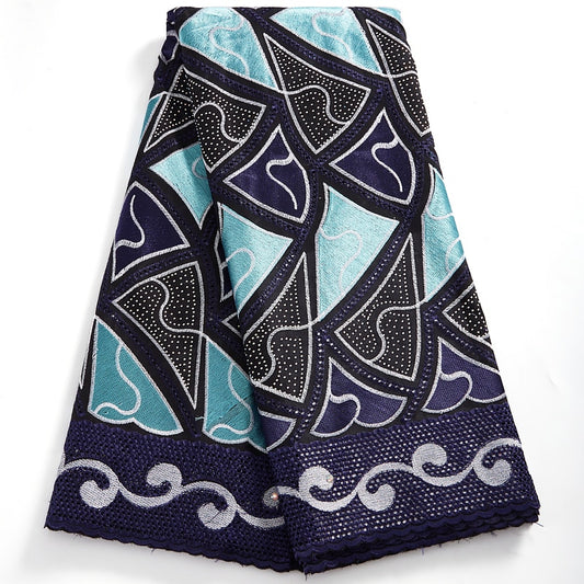 Lace Fabric With Stones