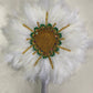 White Feather Fan