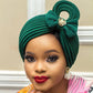 Wedding Gele Cap African Auto Gele Headtie