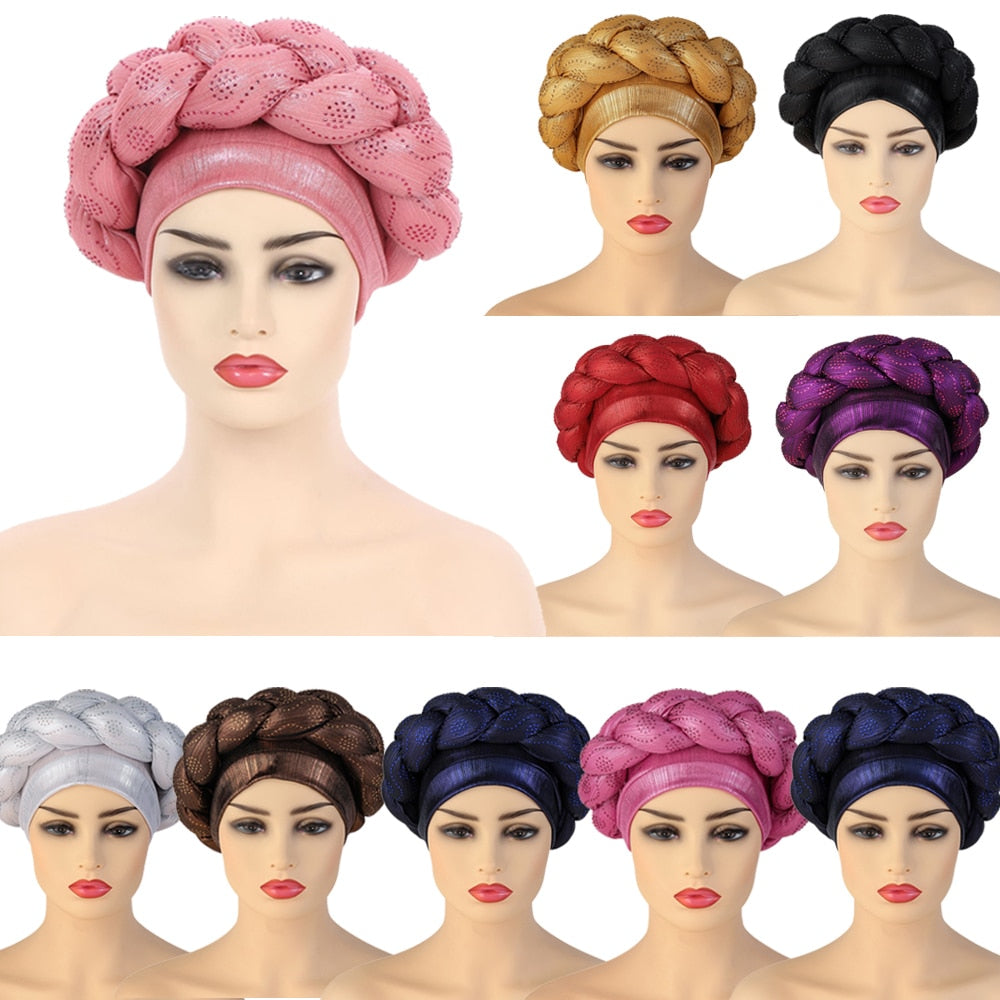 Braided Sleek Turban